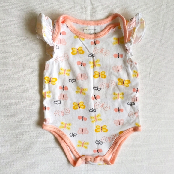 mixed brands 5-pack pastel bodysuit diaper shirt bundle 3 months baby girl - Picture 7 of 8